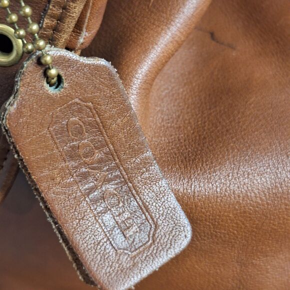 Coach Vintage 9165 Legacy Brown Leather Drawstring Bucket Bag Buckle Purse - Picture 8 of 16